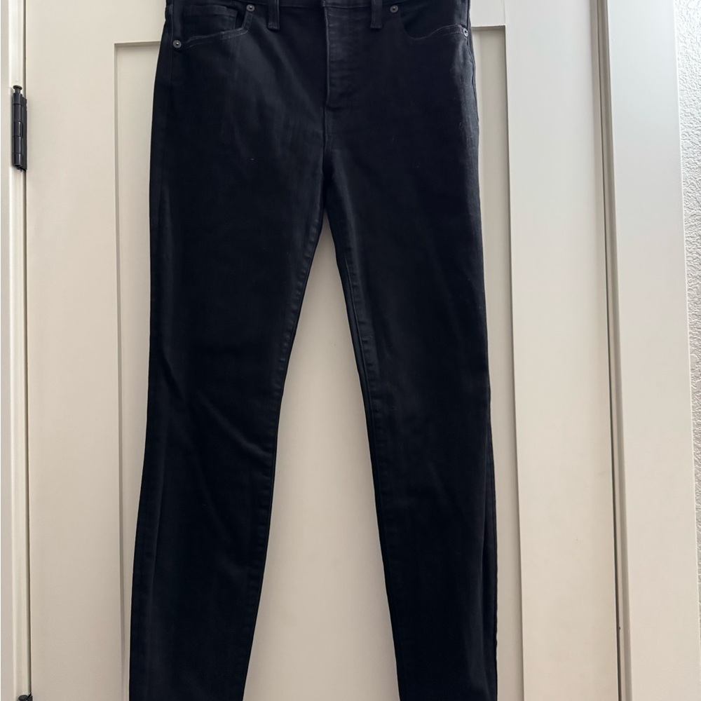 Madewell Women's Black Straight Leg Jeans